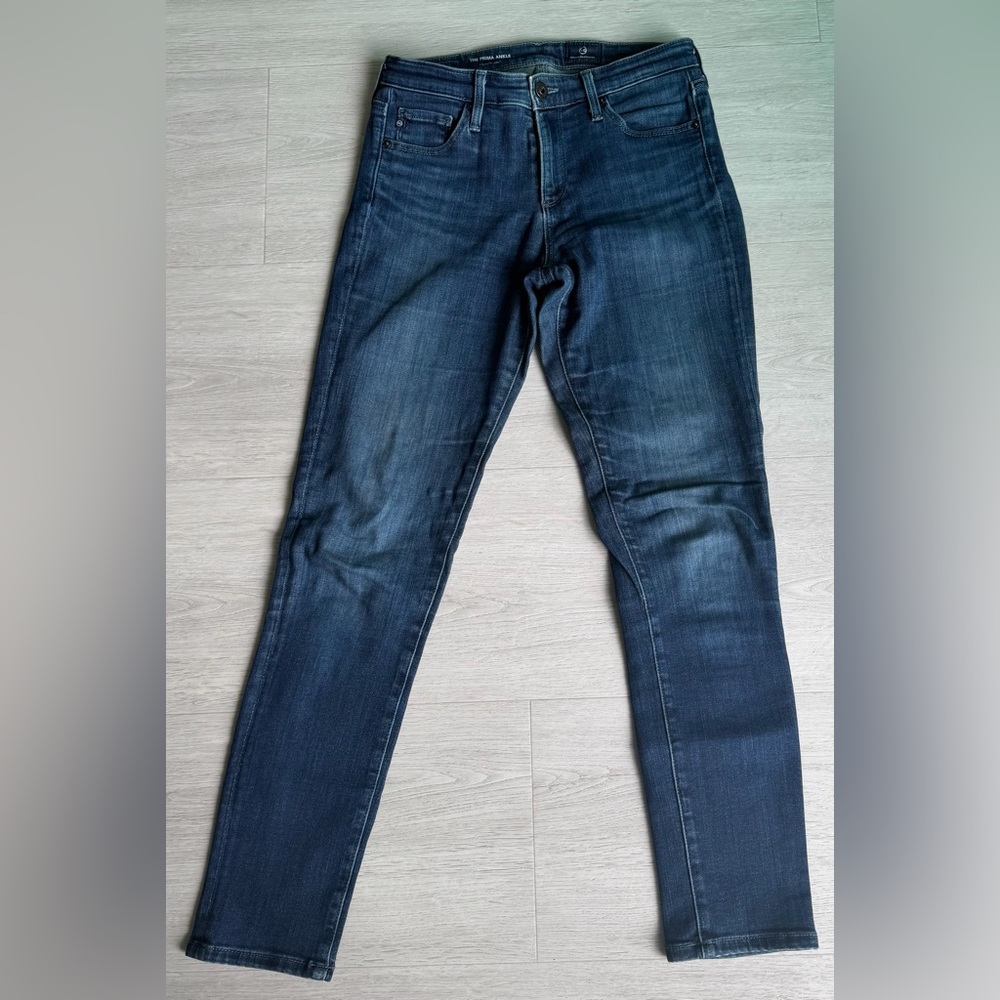 AG Prima Ankle Blue Women's Slim Jeans size 25 well loved
